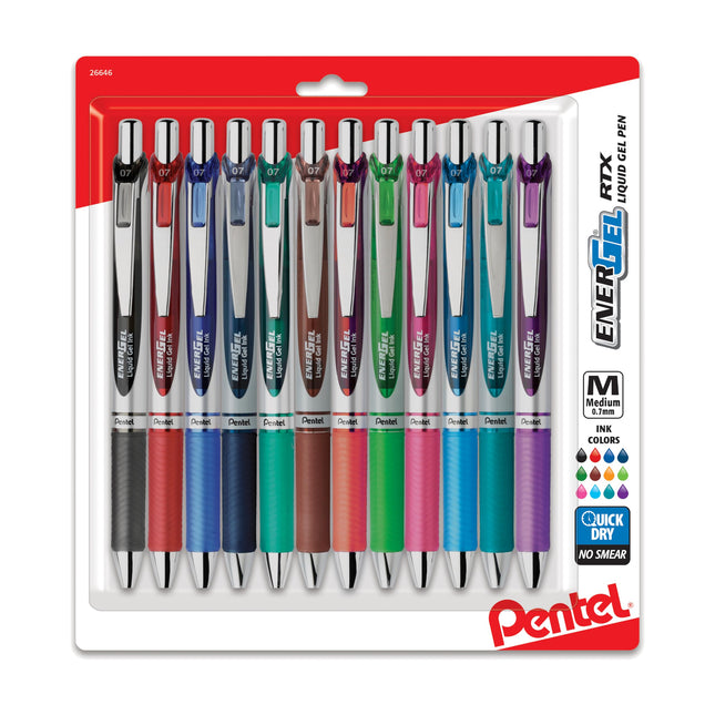 Pentel Energel Rtx Retractable Liquid Gel Pen .7Mm