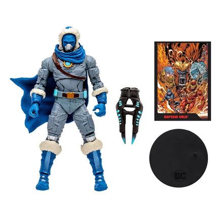 McFarlane Toys, DC Comic 7-inch Captain Cold Action Figure with 22 Moving Parts, Collectible DC Multiverse The Flash Figure with Stand Base, Comic and Unique Collectible Character Card – Ages 12+