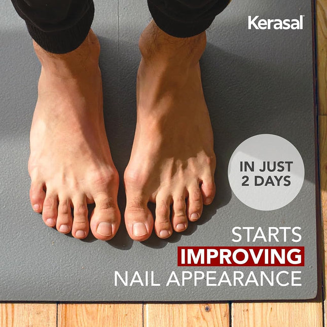 Kerasal Nail Renewal and Nail File Combo Pack, Restores Appearance of Discolored or Damaged Nails, 5 Heavy Duty Nail Files, 0.33 fl oz, Clear
