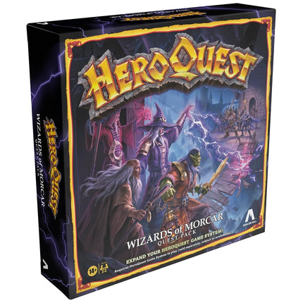 Avalon Hill HeroQuest Wizards of Morcar Quest Pack (Requires HeroQuest Game System) - English Version, Blue, Red, Black