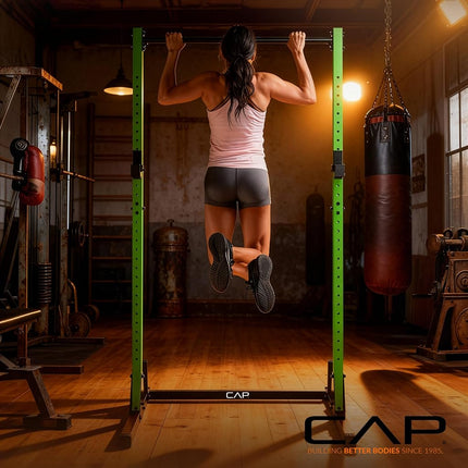 CAP Barbell Elite Series Power Rack Exercise Stand | White