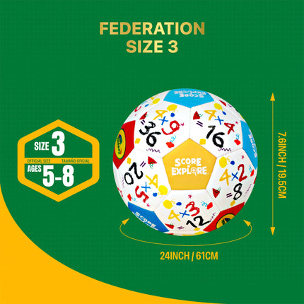 Crayola Official Soccer Ball - Unisex Kids - CRAY88BL Multiplication Size 3
