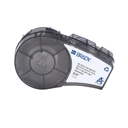 Brady Authentic (M21-750-581-WT) Repositionable Vi