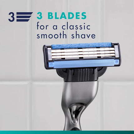Gillette Mach3 Men's Razor Blade Refills, 8 Count