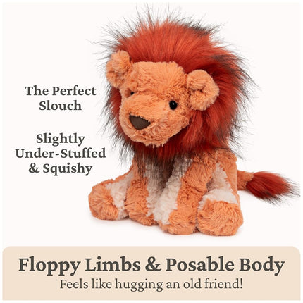 GUND Cozys Collection Lion Plush Stuffed Animal for Ages 0 and Up, Orange/Red, 10"
