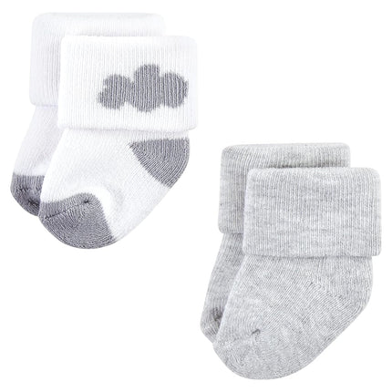 Hudson Baby Calcetines de Felpa y Algodón Rico para Bebés Niñas Recién Nacidas, Oveja, Paquete de 12, 0-6 Meses