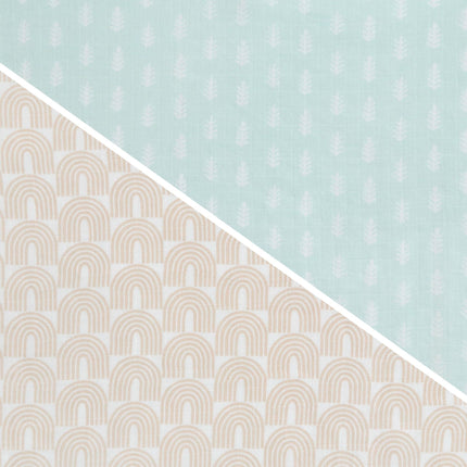 Delta Children 100% Cotton Muslin Baby Receiving Blankets for Girls and Boys � 47x47 Inches (Pack of 2), Neutral Boho