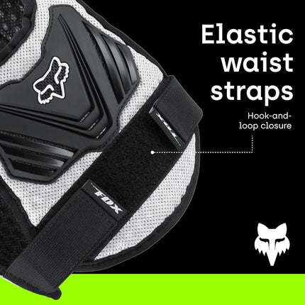 FOX RACING Youth Peewee Titan Motocross Roost Deflector, Black/Silver, M/L