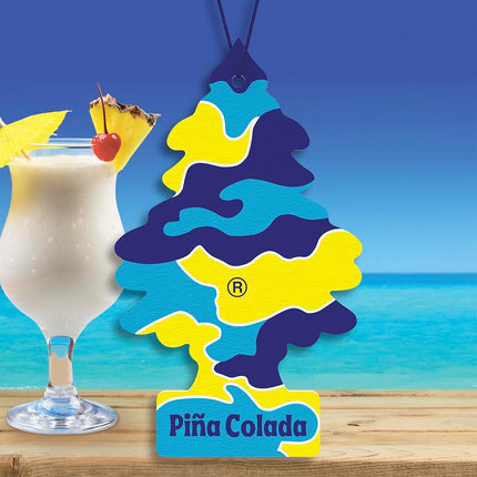 Little Trees Air Fresheners Car Air Freshener. Hanging Tree Provides Long Lasting Scent for Auto or Home. Piña Colada, 24 Air Fresheners