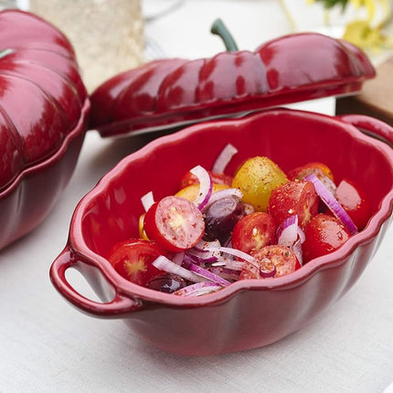 Staub 405118550 Tomato Casserole 40511-855-0 Enamelled Surface Ceramic