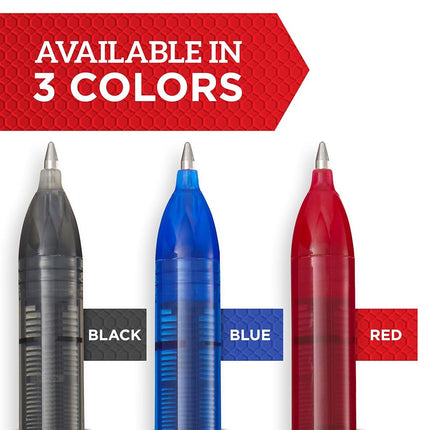 Sharpie Rollerball Pen, Arrow Point (0.7mm) Pen for Bold Lines, Red Ink, 12 Count