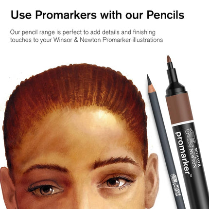 Winsor & Newton 490008 Studio Collection Graphite Pencils, Set of 12, Professional Quality for Artists, for Sketching, Writing and Drawing