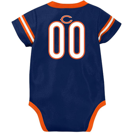 NFL Chicago Bears Team Jersey Bodysuit, blue/orange Chicago Bears, 3-6 Months