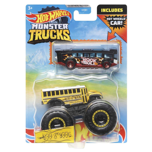 Hot Wheels Monster Truck Too S Cool Includes car
