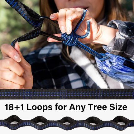 B0711S7V9T Kootek Double Camping Hammock Portable Indoor Outdoor Tree Hammock with 2 Adjustable Hanging Straps Lightweight Nylon Parachute Hammocks for Backpacking Travel Beach Backyard Hiking
