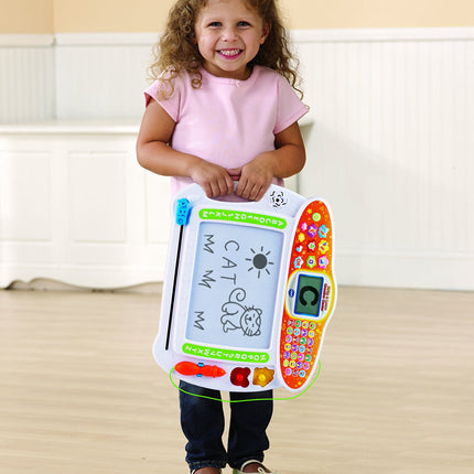 VTech Demostraciones Animadas Pizarra de Escritura Creativa Write & Learn - Pizarra Educativa - Magnética, Plástico - Educativa y Divertida - Multicolor