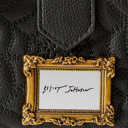 Betsey Johnson Spider Bifold Wallet, Black, Black, One Size