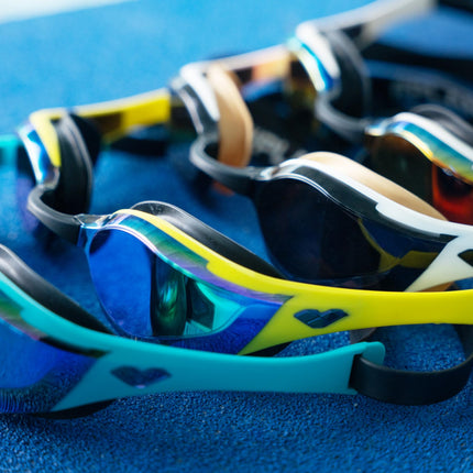 ARENA Cobra Edge Ultra Swipe Mirror Glasses for Swimming Pool Racing Black