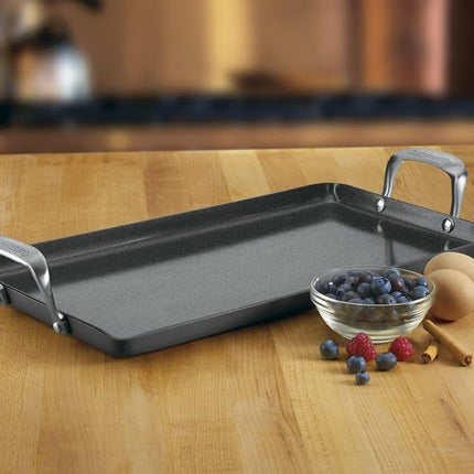Cuisinart GG45-25 GreenGourmet Hard-Anodized Nonstick 10-Inch by 18-Inch Double-Burner Griddle