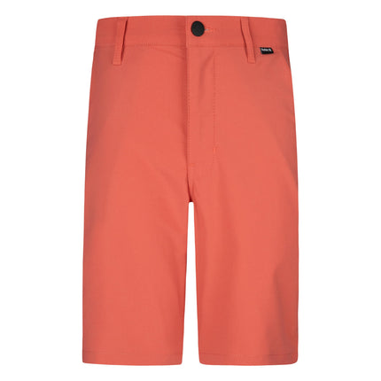 Hurley Boys' H20-dri Walk Shorts, Red Reef, 16