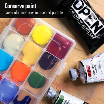 Golden Artist Colors Slow Drying Open Acrylic 6 Color Introduction Set