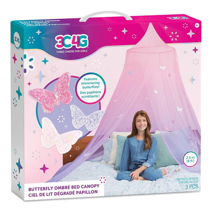 Ciel de lit ombré papillon 3C4G