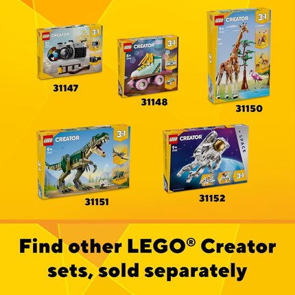 LEGO Creator 3 in 1 Modern House Toy to 3-Story City Building to Forest Cabin, Model House Playset for Kids, Art Building Sets, Gift Idea for Boys and Girls Ages 9 and Up, 31153