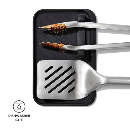 OXO Outdoor 3-Piece Grilling Tool Set with Tool Rest