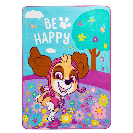 Manta de microfibra ultrasuave para niños Franco, 117 cm x 152 cm, La Patrulla Canina Skye Niñas