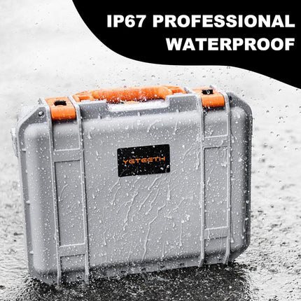 YETEETH Hard Case for DJI Air 3, Waterproof Pressure Resistant Carrying Case for DJI Air 3 Accessories - Fits DJI RC 2/RC-N2 (Included Should Strap)