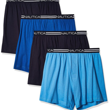 Nautica Men's Classic Cotton Loose Knit Boxer Shor