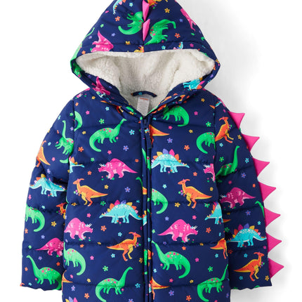 Gymboree Girls And Toddler Puffer Jacket, Night Di