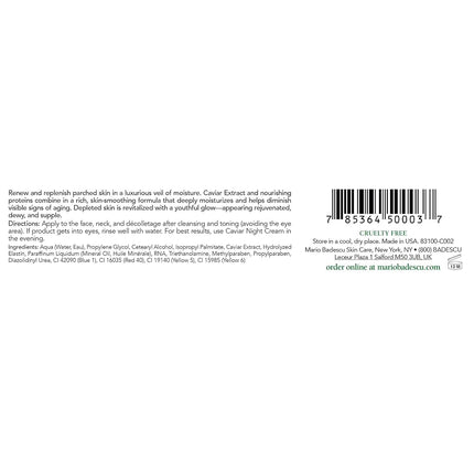 Crème de Jour au Caviar Mario Badescu Soin de la Peau 29 ml