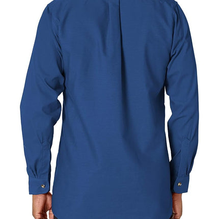 Red Kap Men's Poplin Dress Shirt, Royal Blue, XXL
