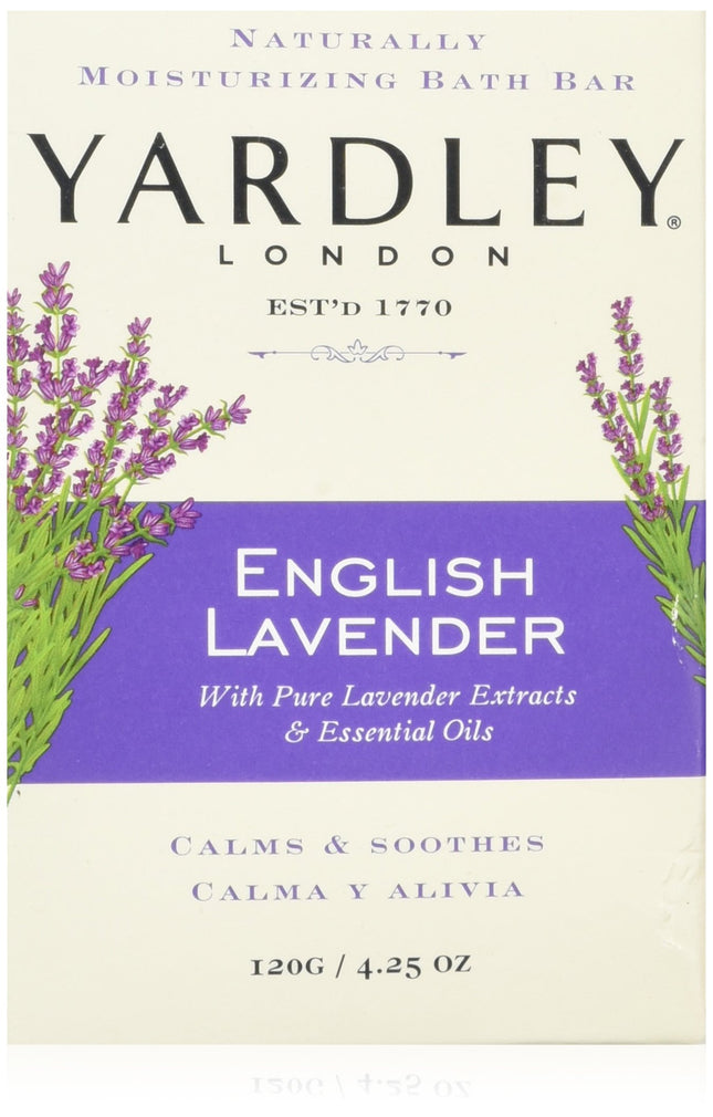 Yardley 7836-8 London Soap Bath Bar, English Laven