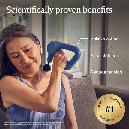 Therabody Theragun Relief Handheld Percussion Massage Gun (Navy)