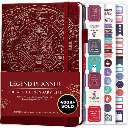 Legend Planner – Deluxe Weekly & Monthly Life Plan