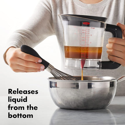 OXO 11198900 Good Grips Gravy Fat Separator, 4 Cup/1 Litre Capacity - Dishwasher Safe