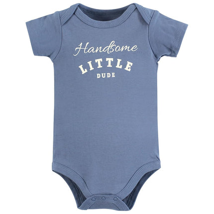 Hudson Baby Bodys en coton unisexe pour bébé, Little Dude, 12-18 mois