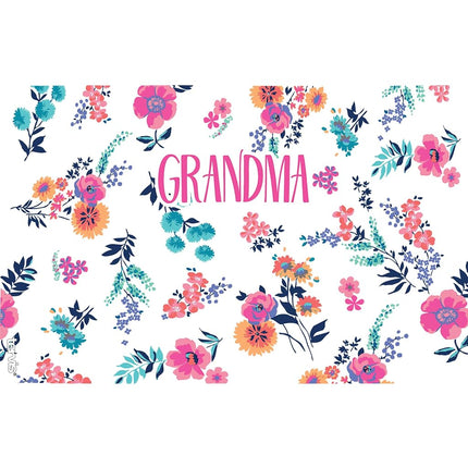 Tervis 1314919 Grandma Dainty Floral Insulated Tumbler with Wrap and Lid 16 oz Clear