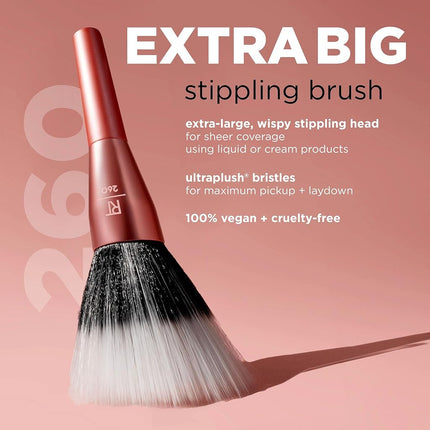 Real Techniques Extra Large Dotting Brush, Large Makeup Brush for Liquid and Cream Foundation, BB/CC Cream, Skin Tinting, XL Oversized Brush, Cruelty Free, Bristles