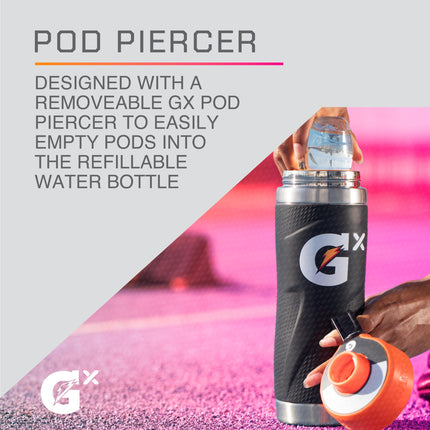 Botella de acero inoxidable Gatorade Gx, 32 oz
