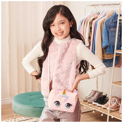 Purse Pets, Glamicorn Unicorn Interactive Purse Pet with Over 25 Sounds and Reactions, Kids Toys for Girls Ages 5 and up