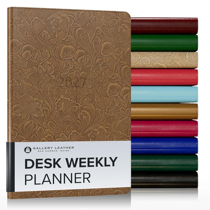 Gallery Leather Desk Weekly Monthly Planner 2027 F