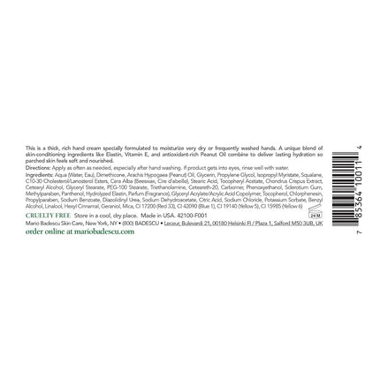 Crème mains Mario Badescu Elasto Seamollient 236 ml