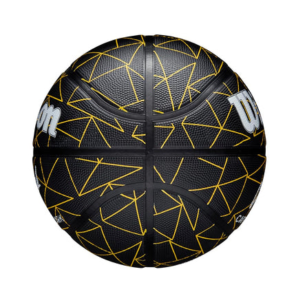 WILSON Caitlin Clark Repetition Basketball - Black/Yellow, Size 5-27.5"