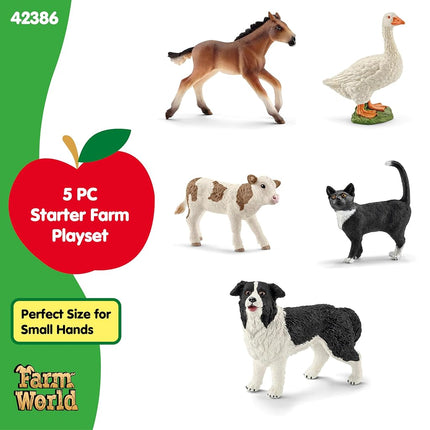 Schleich Farm World - 5Pc Farm Animal Playset - Kids Ages 3+ | 42386