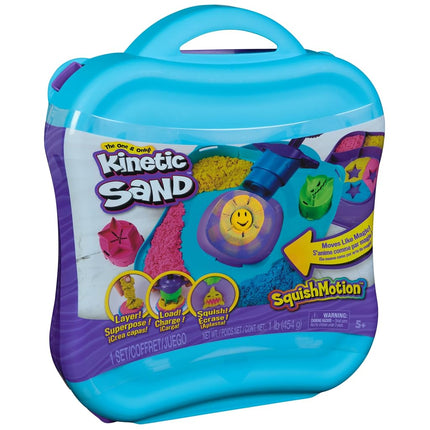 Kinetic Sand SquishMotion Playset, Moldable Play Sand Sensory Toys, Ages 5+