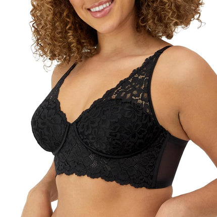 Maidenform Women's Casual Comfort - Convertible Non-Wired Bralet, Black (Black Xbk), 38C