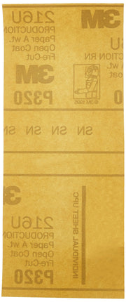 3M Gold Abrasive Sheet 216U, 02551, P320 Grade, 3-